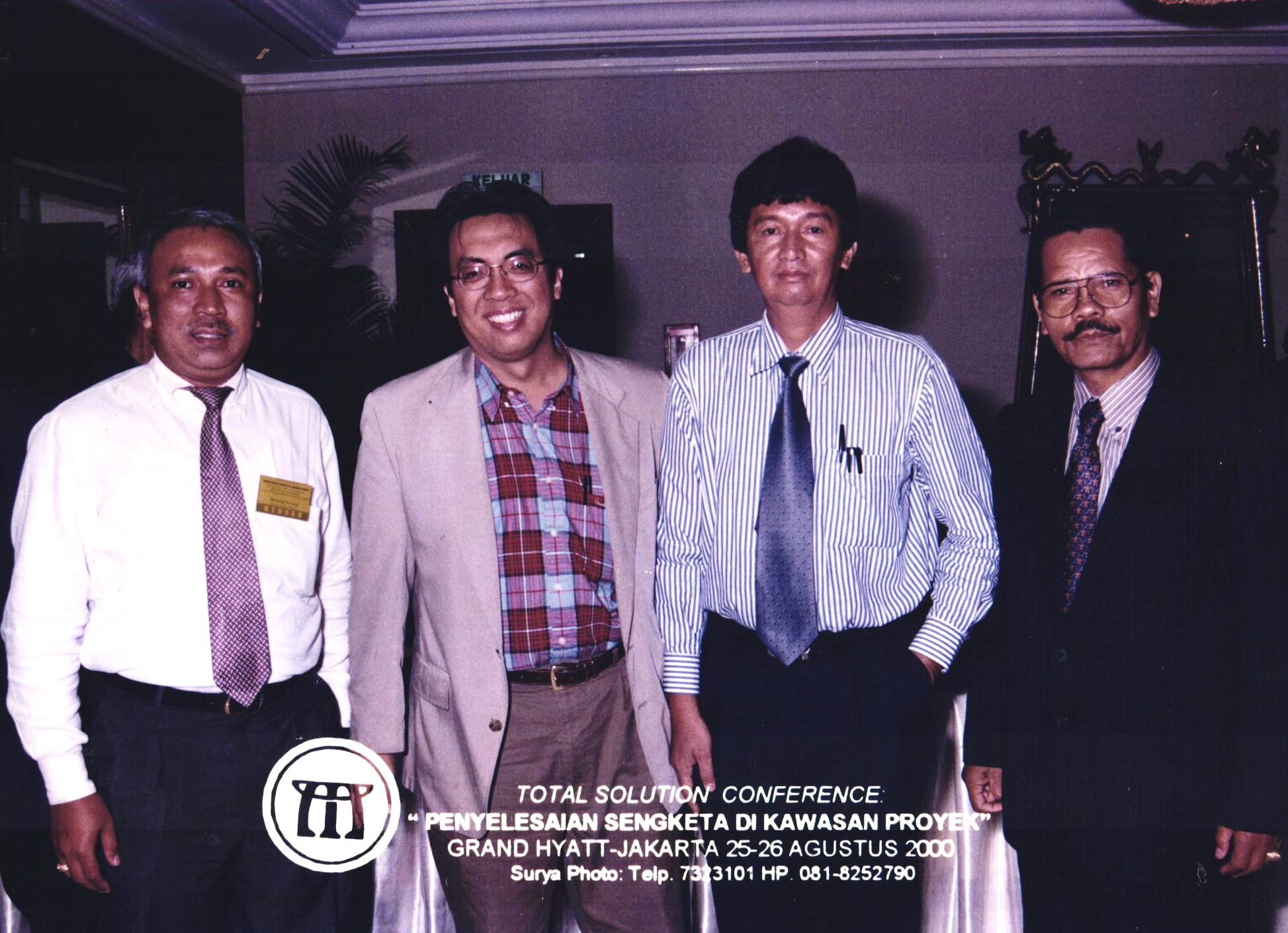 Total Solution Conference Grand Hyatt Agustus 2000